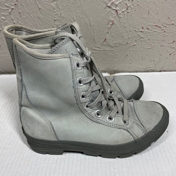 CONVERSE‎ CHUCK TAYLOR HI TOP OUTSIDER BOOTS GREY men’s size 4 main image 5